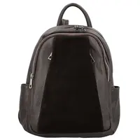 Dámský kožený batoh tmavě hnědý - Delami Vera Pelle Naoto