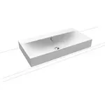 Kaldewei Silenio umývadlo na dosku 3043 90x46 cm alpská biela bez otvoru pre batériu 904206003001