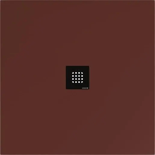 Polysan Flexia sprchová vanička štvorcová 100x100 cm liaty mramor hnedá 71552.71