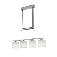 Závesné osvetlenie Trio Garda nikel 305400401