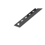 Lišta ukončovací "L" Eviso black lesk, nerez PVD, dĺžka 270 cm, výška hrany 10,5 mm, FILB0002