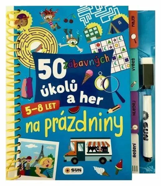 50 zábavných úkolů a her - Na prázdniny 5 - 8 let