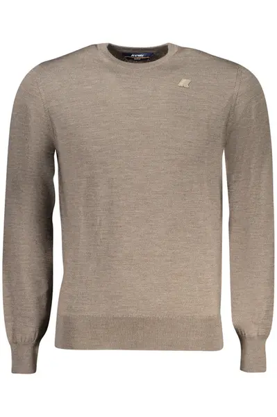 K-WAY MEN'S BROWN SWEATER