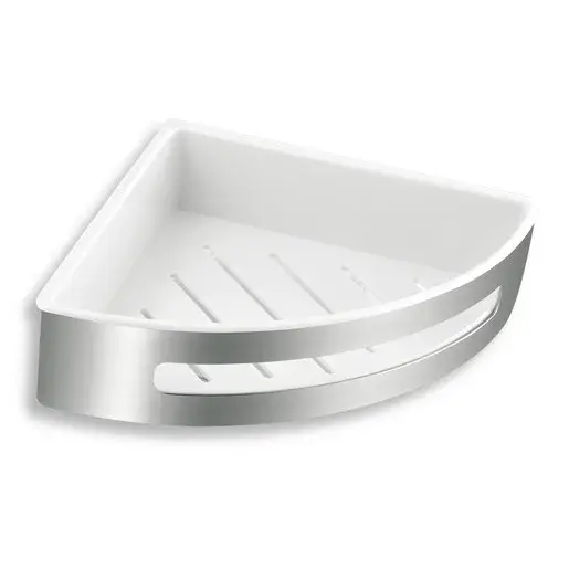 Novaservis Yacore polička biela/chróm 65564.4