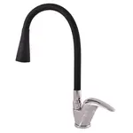 RAV SLEZÁK Sázava drezová batéria so silikónovým ramienkom čierna / chróm sa506.0/13 SA506.013