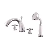 Vaňová batéria RAV Slezák MORAVA so sprchovacím setom chróm MK169.5S