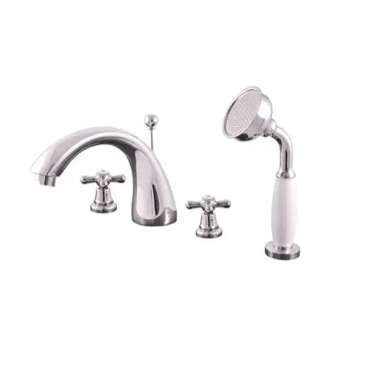 Vaňová batéria RAV Slezák MORAVA so sprchovacím setom chróm MK169.5S