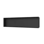 Vestavná polička SAT Aurum černá matná 121x28 cm SATAURN12128MB