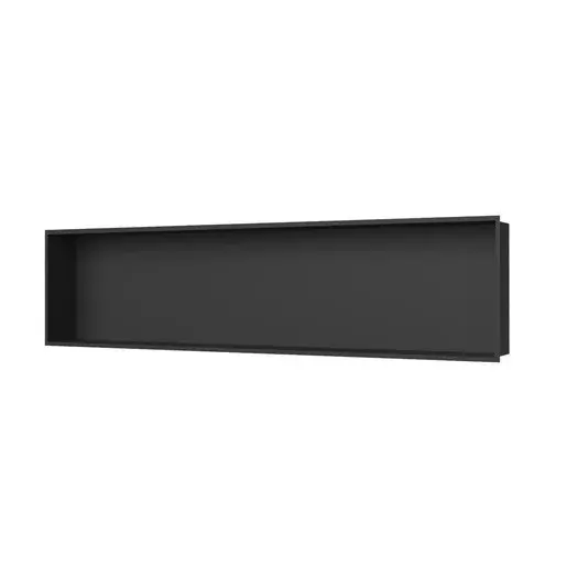 Vestavná polička SAT Aurum černá matná 121x28 cm SATAURN12128MB