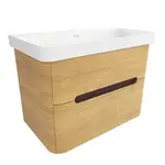 Kúpeľňová skrinka s umývadlom SAT Fusion 77,5x53x45 cm dub medový mat SATFUSION280DMMW