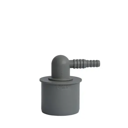 Hadicová prípojka k práčke DN50 Plast Brno sivá UZ50RU0