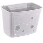 Univerzální závěsný box na přebalovací pult "Stars", Bílá