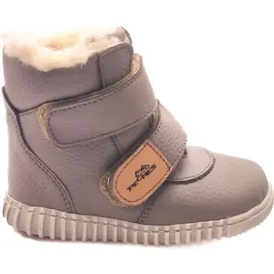 PEGRES B 1706 Dětská zimní barefoot obuv, šedá, velikost