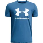 Under Armour SPORTSTYLE LOGO Chlapecké triko, modrá, velikost M