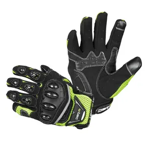 Moto rukavice W-TEC Upgear černá-fluo L