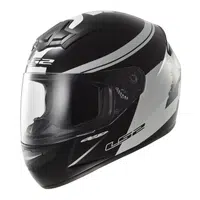 Moto přilba LS2 FF352 Rookie Fluo Black-White černo-bílá XL (61-62)