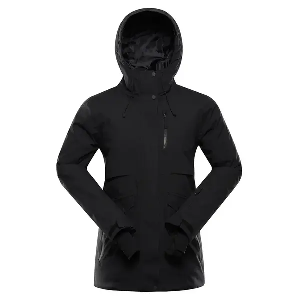 Dámská zimní bunda s membránou ptx alpine pro ladina černá m