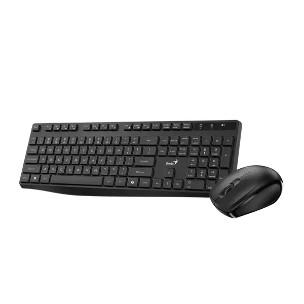 Genius KM-8206S, Set klávesnice a myši /Bezdrátové/CZ+SK layout/Copilot/2,4GHz/USB/ černá