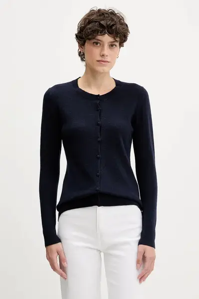 Kardigan s příměsí vlny Sisley béžová barva, 102HM5237