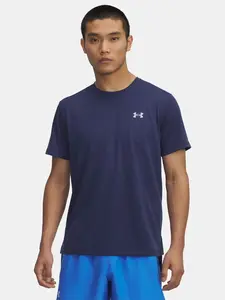 Men's Under Armour UA LAUNCH SHORTSLEEVE-BLU T-Shirt - Men's