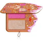 NYX Professional Makeup Gingerbaddie Land Buttermelt paletka rozjasňovačov a líceniek odtieň Light/Medium 1 ks