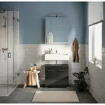 MID.YOU KOUPELNA vysoce lesklá černá