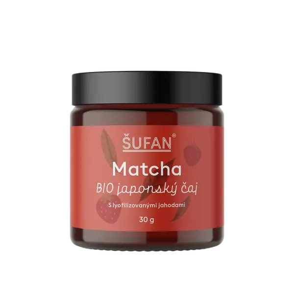ŠUFAN BIO čaj Matcha s jahodou 30 g