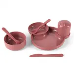 DANTOY tiny Bio jedálenský set Red 7ks 0m+