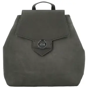 Módní dámský koženkový batoh Coveri Felixa, šedý