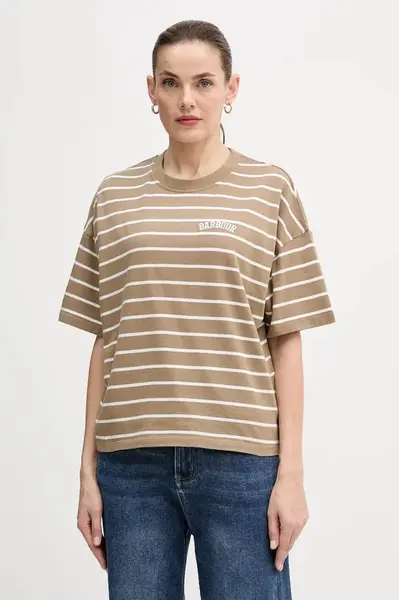 Bavlnené tričko Barbour FAYE