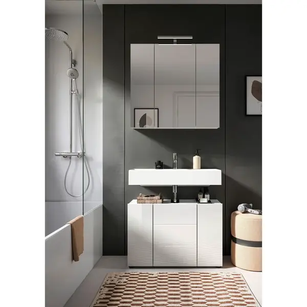 MID.YOU KOUPELNA bílá, vysoce lesklá bílá