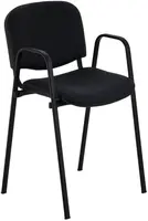 ALBA seniorská židle ISO 55 se zvýšeným sedem, černá koženka