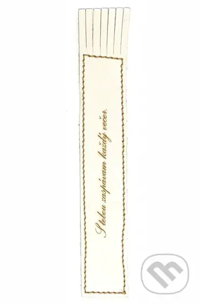 Záložka S tebou zaspávam každý večer