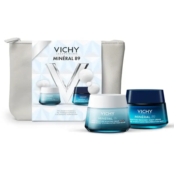 Vichy Minéral 89 Day & Night Cream vianočná darčeková sada pre hydratáciu a vypnutie pokožky