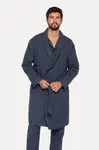 Pánský flanelový župan JAVIER L Tmavě modrá
