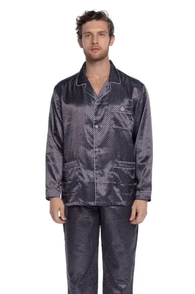 Pánské pyžamo LUCIANO XXL Tmavě modrá