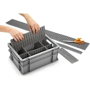 10 x Dělící přepážka 110,4 x 4,5 cm