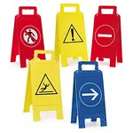 Signalizační stojan "ZÁKAZ VSTUPU" 27,5 x 60 cm