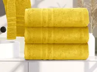 Osuška Classic 70 x 140 cm žlutá, 100% bavlna