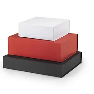 Ozdobná krabička se zavíráním na magnet 375 x 265 x 65 mm, černá