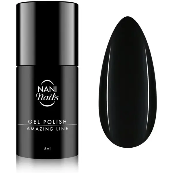 NaniNails NANI Amazing Line gélový lak na nechty odtieň Black Tie 5 ml