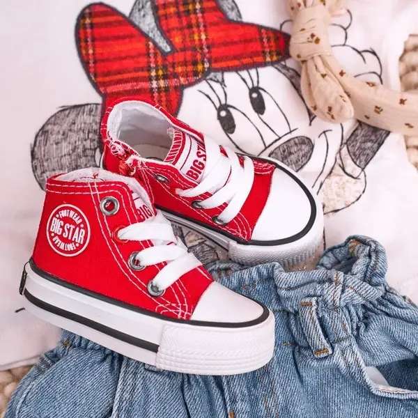 Detské tenisky BIG STAR SHOES Red