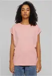 Women's Extended Shoulder Tee T-Shirt - Pink