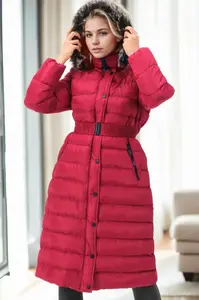 Z9779 DEWBERRY WOMEN'S COAT-BURGUNDY