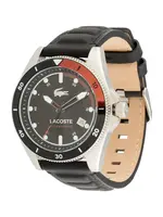 LACOSTE Analógové hodinky 'MAINSAIL'  medená / čierna / strieborná