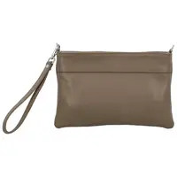 Dámska kožená crossbody kabelka tmavo béžová - Delami Vera Pelle Denica