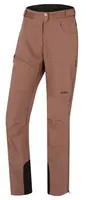 Husky Keson L S, brown Dámské softshell kalhoty