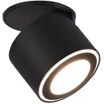 TRIO LED bodové svietidlo TAURUS čierne matné 1 x 5W 450 lm 3000 K pr. 8 x 10 cm