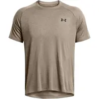 Under Armour TECH TEXTURED Pánske tričko, hnedá, veľkosť