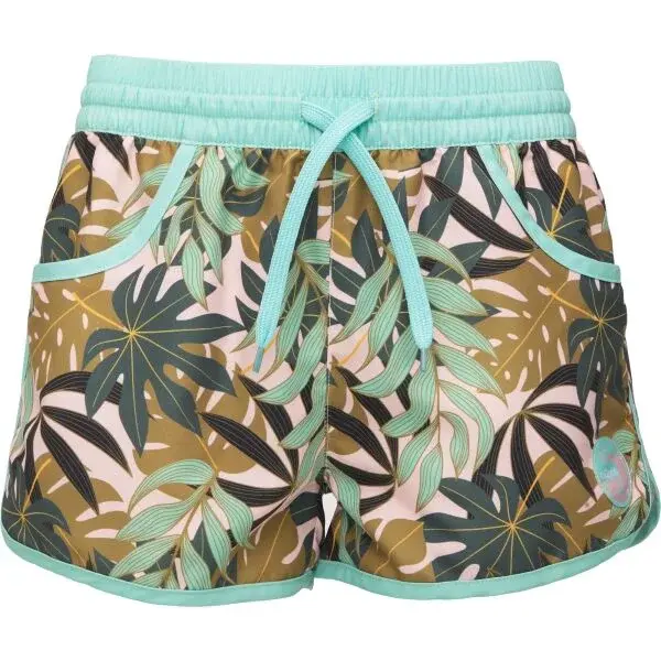AQUOS ODA Dievčenské kúpacie šortky, tyrkysová, veľkosť 164-170